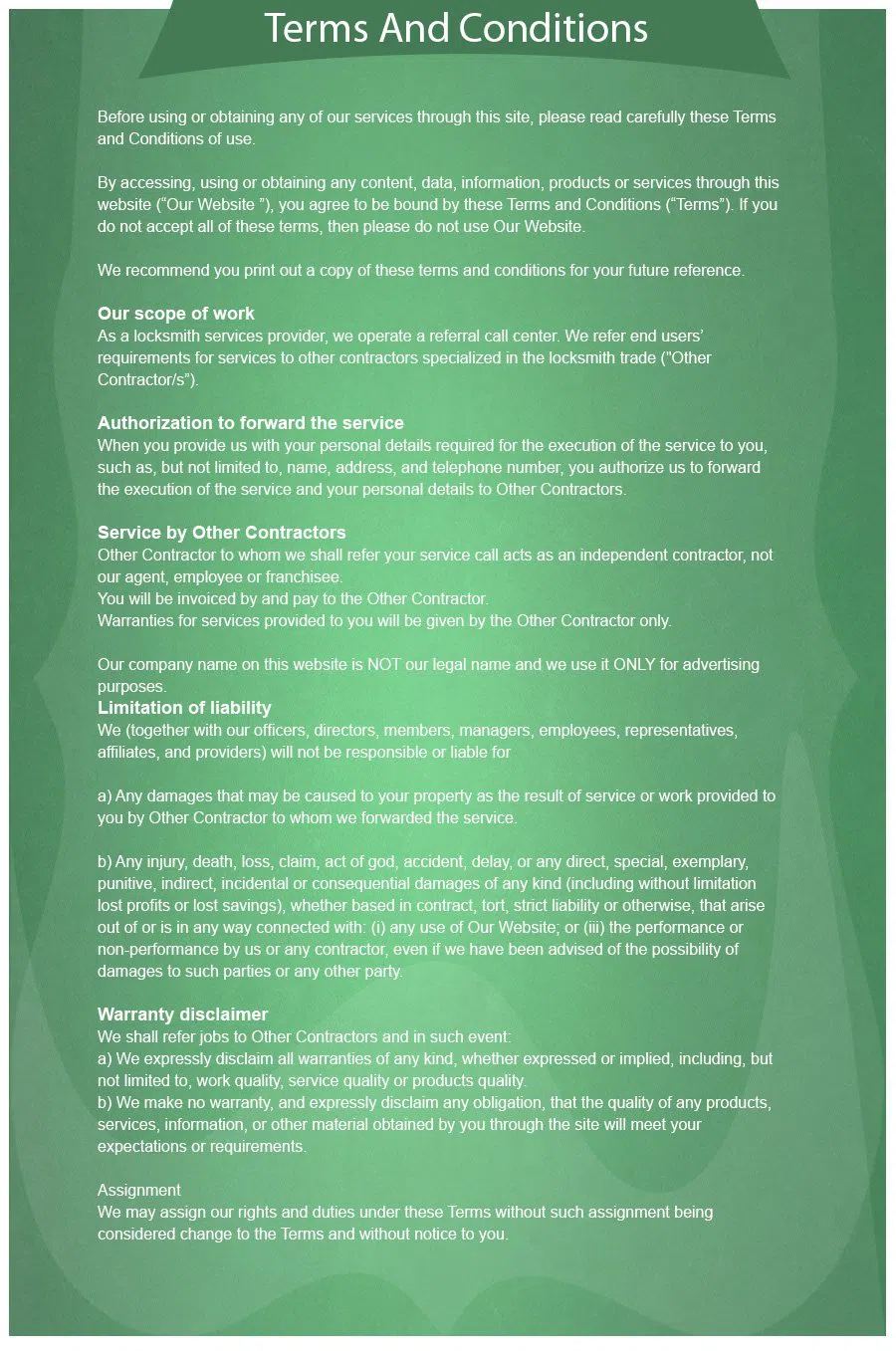 Baldwin Locksmith Store Minneapolis, MN 612-315-6353 - terms-and-condition-68-16mod